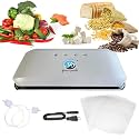 DZ320-A Vacuum Sealer Machine For Packing, Automatic Wet &amp; Dry Sealing Machine For Food Packets, Compact Design Packing Machine with Extra 15 Vacuum Bags