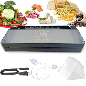 vacuum sealer machine for food packing with 15 vacuum bags