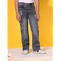 Sky Heights Boy39s Solid Cargo Jeans Mid