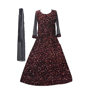 Sky Heights Girls Lehenga Choli Set
