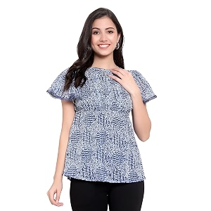 Sky Heights Women Blue Top