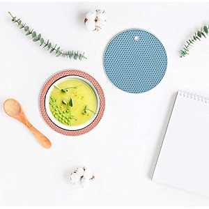 sky mall silicone trivet mats  pot holder mats  drying mat square pack of 6