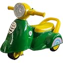 Sky Ride-On Scooter for Kids | Yellow & Blue Push Ride-On Bike with Headlight | Baby Scooter for Toddlers | Sturdy Plastic Ride-On for Indoor & Outdoor Use | Ages 1–3 Years (Green)
