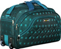 Sky Script 65L Unisex Polyester Travel Suitcase Bags With 2 Wheels. Expandable  Check-in Suitcase 2 Wheels - 21 inch
