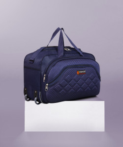 sky sixt4 75 l strolley duffel bag - 22 inch- travel bag - blue - large capacity