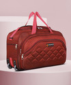 SKY SIXT4 75 L Strolley Duffel Bag - 75 Ltr 22 Inch-DUFFEL TRAVEL BAG - Red - Large Capacity