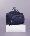 SKY SIXT4 75 L Strolley Duffel Bag - 22 Inch- TRAVEL BAG - Blue - Large Capacity