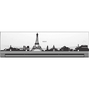 polyvinyl chloride places air conditioner sticker 19 x 91 cm black-self-adhesive