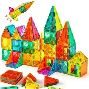 sky tech magnetic tiles for kids magnetic building blocks for kids 3 4 5 6 7 8 yrs constructing amp creative learning educational brain toys stem learning kit magnetic toys 26 pcs