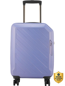 skybags jerrycan strolly 55 360 purple cabin suitcase 8 wheels - 22 inch