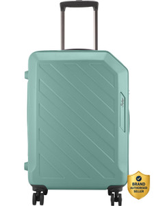 skybags jerrycan strolly 65 360 green check-in suitcase 8 wheels - 26 inch