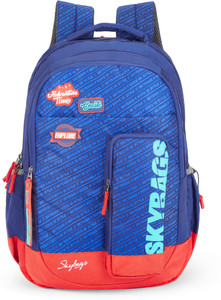 skybags large 35 l backpack polyester 35l drip nxt 01 backpack with pencil pocket blue blue