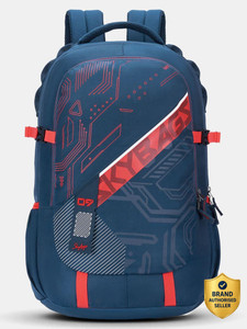 skybags vesper with rain cover - navy 40 l laptop backpack