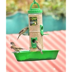skybeing large bird feeder with big bowl