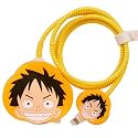 SKYCELL Charger Case Cover with Full Cable Protector 3D Cute Pattern Compatible for iPhone Charger Only 18W &amp; 20W iPhone 16,iPhone 13,iPhone 15,iPhone 14 (Yellow Luffy)