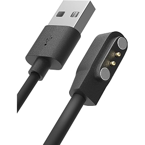 skycell usb magnetic charging cable compatible for boat xtendxtend prostormstorm 1334 curved displayxplorerwave connectwave beatwave fitwave style smartwatches - black