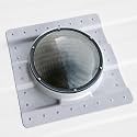 SkyDOME Extra-Large Skylight for Shipping Containers - Solar Lighting for Conex Container - Premium 12-inch Polycarbonate Dome Skylight - Natural Solar Light, Container Accessory, Easy to Install