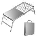 Skyflame Portable Stainless Steel Folding Campfire Grill