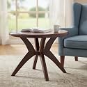 SkyGlamour Supreme Marina 4 Seater Round Plastic Dining Table for Indoor/Outdoor Use (Color:Globus Brown, Pack of 1)