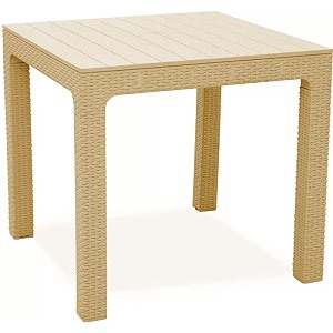skyglamour supreme summit table  plastic table for home indooroutdoor use color cane