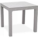 SkyGlamour Supreme Supreme Summit Table | 4 Seater Plastic Sqaure Dining Table for Home, Office, Garden, Indoor/Outdoor Use(Color: Champagne)