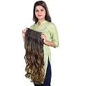 SkyHair 5 Clips Based OMBRE Curly/Wavy PREMIUM Matte Finish Hair Extensions | Instant Volume and Length Clip In Volumizer for Women and Girls |
