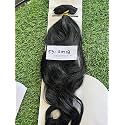 SkyHair 6 Pieces 13 Clips Set Curly/Wavy PREMIUM Matte Finsih Hair Extensions | Instant Volume and Length Clip In Volumizer for Women and Girls | 24 Inches (Black 1B)