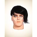 SkyHair USA Super Mono Hair Patch for Men – 100% Natural Human Hair Wig with PU Border | Lightweight AAA Grade Toupee, Silky Smooth Finish (Natural Black, 10x8)