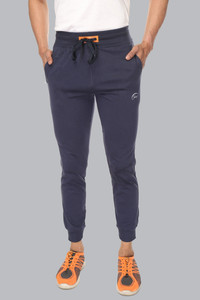 SKYKNIT Solid Men Dark Blue Track Pants