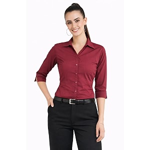 Skyla Womens Cotton Rich Formal Shirt
