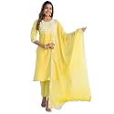 SKYLEE Rayon Chikankari Embroidery Anarkali Kurta Set