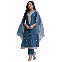 SKYLEE Rayon Chikankari Embroidery Anarkali Kurta Set