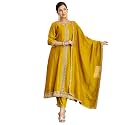 SKYLEE Rayon Chikankari Embroidery Anarkali Kurta Set