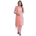 SKYLEE Rayon Chikankari Embroidery Anarkali Kurta Set