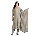 SKYLEE Rayon Chikankari Embroidery Anarkali Kurta Set