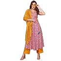 SKYLEE Women39s Printed amp Gota Lace Cotton