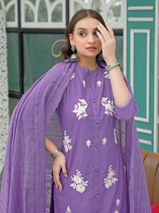 Skylee Women Kurta Pant Dupatta Set