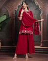 Skylee Women Kurta Sharara Dupatta Set