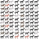 Skylety 100 Pcs Small Toy Horse Plastic Race Horses Figurine Party Favor