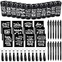 Skylety 12 Set/48 Pcs Team Appreciation Gift Set Inspirational Employee Appreciation Gift Bulk 16 oz Coffee Cups with Team Notebook Pen Keychains for Staff Teacher (Black Color)