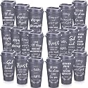 Skylety 20 Pack Christian Gifts Bulk 16oz Bible Verse Tumbler with Lids
