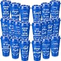 Skylety 20 Pack Christian Gifts Bulk 16oz Bible Verse Tumbler with Lids