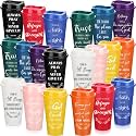 Skylety 20 Pack Christian Gifts Bulk 16oz Bible Verse Tumbler with Lids