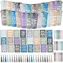 Skylety 24 Set/96 Pcs Team Appreciation Gift Set Inspirational Employee Appreciation Gift Bulk 16 oz Coffee Cups with Team Notebook Pen Keychains for Staff Teacher (Light Morandi Color)