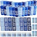 Skylety 24 Set/96 Pcs Team Appreciation Gift Set Inspirational Employee Appreciation Gift Bulk 16 oz Coffee Cups with Team Notebook Pen Keychains for Staff Teacher (Blue Color)