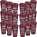 Skylety 40 Pack Christian Gifts Bulk 16oz Bible Verse Tumbler with Lids