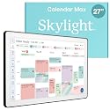Skylight Calendar Max – 27" Digital Calendar &amp; Chore Chart, Classic Black