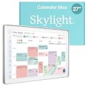 Skylight Calendar Max – 27" Digital Calendar &amp; Chore Chart, Silver