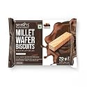 Skyroots Millet Wafer Biscuit, Crispy and Crunchy, Anytime munching (Chocoloate Single)