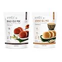 SkyRoots Ragi &amp; Jowar Idli Mix — Finger Millet &amp; Sorghum Idli Premix | Instant Millet Breakfast Mix | High Protein &amp; Fibre | No Gluten Ingredients Added | Pack of 2 (300g Each)